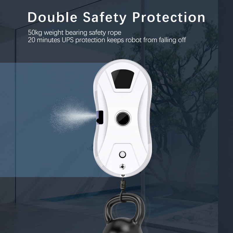Dispositif de protection double sécurité avec corde portante 50kg et protection UPS 20 min