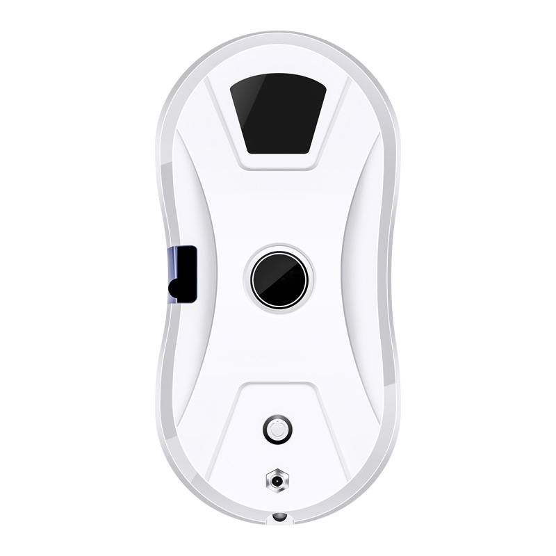 Détecteur de mouvement blanc avec capteur infrarouge et bouton de réglage pour sécurité domestique